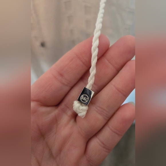 New With Tag Michael Kors White Eyelet Crochet Pull Over Dress Womens Sz Large - Picture 6 of 6